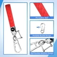 thumbnail image 6 of Key Fob Cover Compatible with Nissan Rogue Pathfinder Versa Kicks Sentra 2023-2025 TPU 3-5 Button Keychain Case Holder Protector,Red, 6 of 6