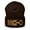 Brown, variant on Suck Squeeze Bang Blow Embroidered Cuffed Beanie Color: Black
