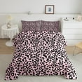 thumbnail image 2 of Manfei Animal Print 2pcs Bedding Comforter Set,Gradient Ombre Twin Comforter Sets,Wildlife Leopard Bedding Set,Lightweight Abstract Room Decoration,Reversible, 2 of 6
