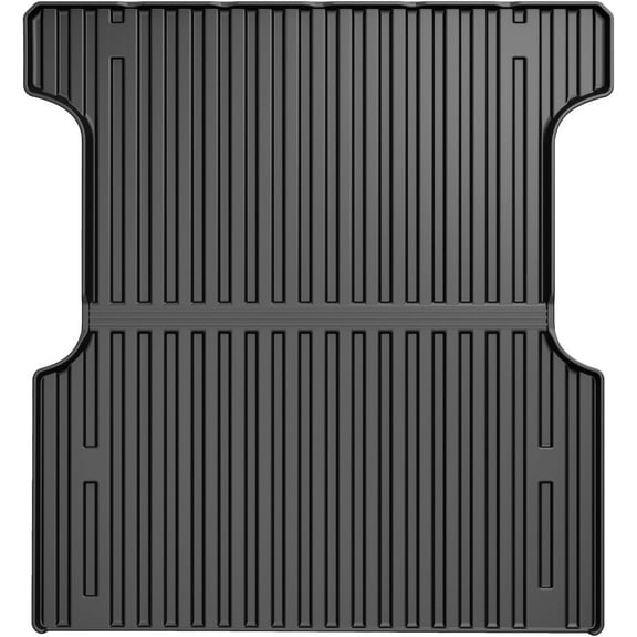 Truck Bed Mat Compatible with Tundra SR5 2022 2023 2024, All Weather TPE Vehicle Bed Mat Cover, Non-Slip Truck Bed Liner Mat for Tundra SR5 2022-2024 Accessories, Black