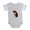 Heather Gray, variant on CafePress - Boxer Bone Photo.Pn... - Cute Infant Baby Football Bodysuit