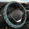 thumbnail image 6 of Bingfone Colorful Fishing Baits Steering Wheel Cover - Universal 15 Inches Car Steering Wheel Covers Grip Auto Internal Accessories, 6 of 6