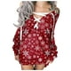 thumbnail image 1 of Mini vestido estampado navideño para mujer, informal, de manga larga, con hombros descubiertos, suéter, vestido de fiesta a la moda con tiras Fridja  fhghd4732, 1 of 6
