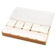 thumbnail image 5 of Caja de almacenamiento de piezas de reloj Organizador portátil Caja de accesorios de reloj multiusos Caqui, 5 of 9