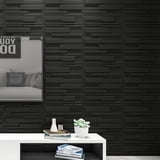 Art3d 12-Pack 19.7 in x 19.7 Inch Crossed Line Design PVC 3D Wall Panel ...