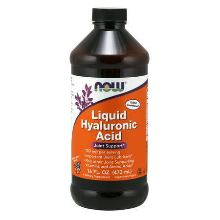 NOW Supplements, Liquid Hyaluronic Acid, Delicious Berry Flavor, 100 mg Per Serving,