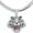 Silver, variant on Tiger Pendant 20" Miami Cuban Chain Necklace MCP 1349 G