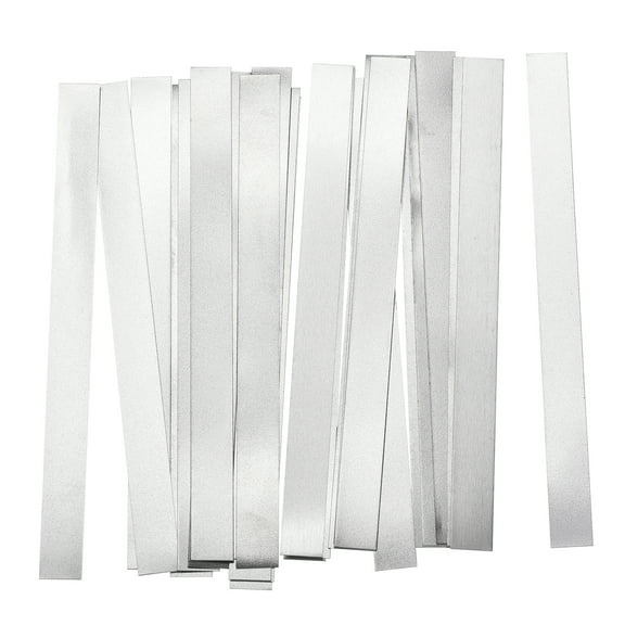 Pure Nickel Strip 0.15mm x 8mm x 100mm Battery Soldering Tab Nickel Solder Tab for Battery Pack and Spot 20 Pcs