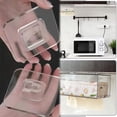 thumbnail image 4 of Tiras de cierres adhesivos a presión | Cinta de velcro transparente | Montaje autoadhesivo para organizar utensilios de cocina, accesorios de baño, cables y decoración, 4 of 7