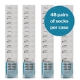 thumbnail image 6 of McKesson Socks, Non-Skid Slipper Socks, Fits Adults Size 5 to 7, Teal, 96 Pairs, 6 of 11