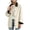 White, variant on Bexdxz Barn Jackets for Women, Contrast Corduroy Collar Button Down Coat, Relaxed Fit Mid‑Length Long Sleeve Outerwear with Pockets, Casual Fall Daily Workwear for Women Green L