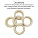 thumbnail image 3 of Paquete de 20 anillos de dentición Sonducket Circulares redondos para lactancia 2.5 cm, 3 of 6