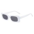 thumbnail image 1 of Gafas De Sol Retro De Marco Pequeño Rectangular Vintage Cuadrado Estrecho Tendencia UV400, 1 of 4