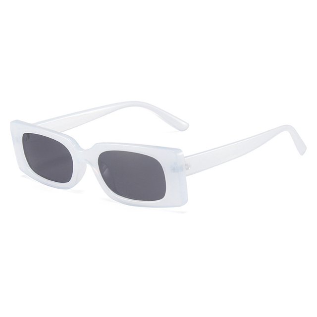 Gafas De Sol Retro De Marco Pequeño Rectangular Vintage Cuadrado Estrecho Tendencia UV400