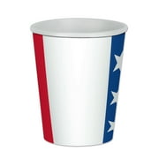 Patriotic Beverage Cups 9 Oz- 12 Pack(8 Per Package)- Hot & Cold Use
