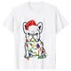 thumbnail image 4 of Camisetas divertidas de Bulldog Francés con diseño de árbol de perro, ropa femenina con gráfico de amante de los perros Y2k, ropa informal estilo Hip Hop, camisetas de manga corta, 4 of 5