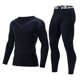 thumbnail image 1 of Ceisia Gift Men's Warm Soft Casual Long Sleeve Round Neck Lounge Homewear Two Piece Outfit Set, 1 of 5