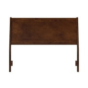AFI Casanova Full Sized Solid Hardwood Panel Headboard in Walnut Brown