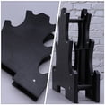 thumbnail image 4 of Shisuyan 2pcs 3-Tier Dumbbell Storage Rack Plastic Tree Stand Dumbbell Holder (Black), 4 of 9