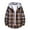 Coffee, variant on HKEJIAOI Men's Hooded Shirt Plaid Hoodie Stylish Outwear Jacket Long Sleeve Fall Casual Button Down Shirts with Flat Pocket