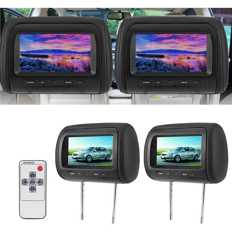 Headrest Monitor for Car-Headrest DVD Player Display-1pcs 7
