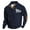 Navy1, variant on Jgppe Sweatshirt for Men Plus Size Stand Collar Quarter Zip Long Sleeve Trendy Pullover Tunic Tops