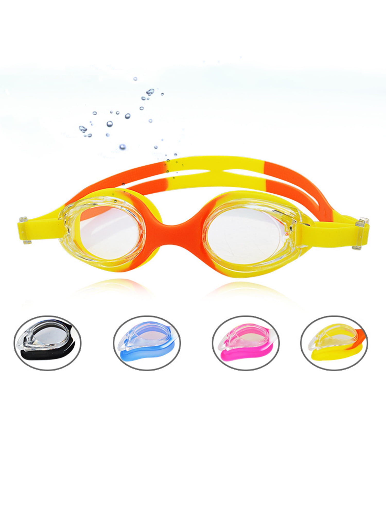 Anyprize Anti-fog Swimming Goggles for Kids, Waterproof Swim Goggles with Transparent Lens for Child, Comfortable... by