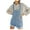 Light Blue, variant on Women's Plus Size Denim Jumpsuit Romper Sleeveless Casual Overalls with Pockets and Adjustable Straps Outfits