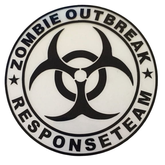 Zombie Outbreak Response Team Biohazard Car Truck Decal Sticker