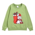 thumbnail image 3 of Winter Hoodies for Girls Christmas Snowflake Pullover Warm Sweatshirts for Kids Stylish Sportswear Outfit, 3 of 3