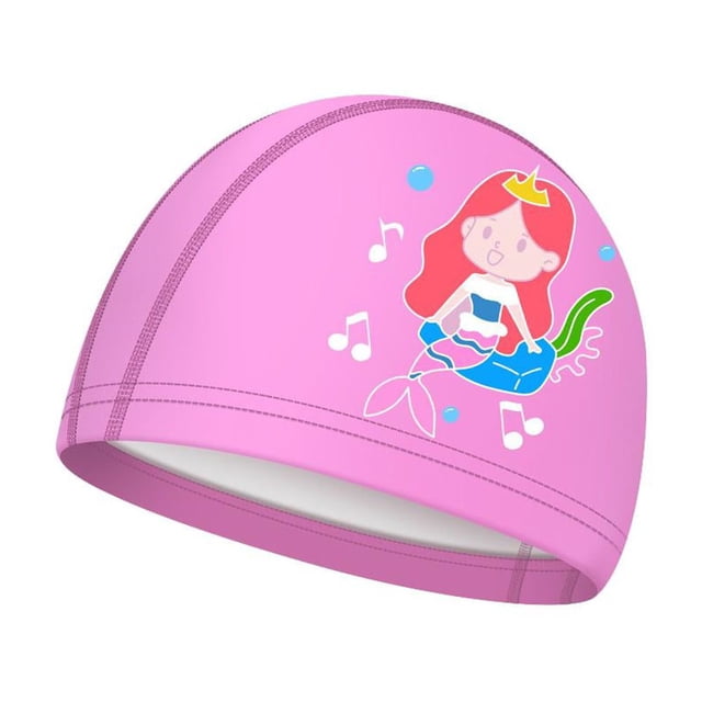 Pool Bathing Hats Kids Swimming Elastic Pu Turban Caps Swimming X2R5 X2