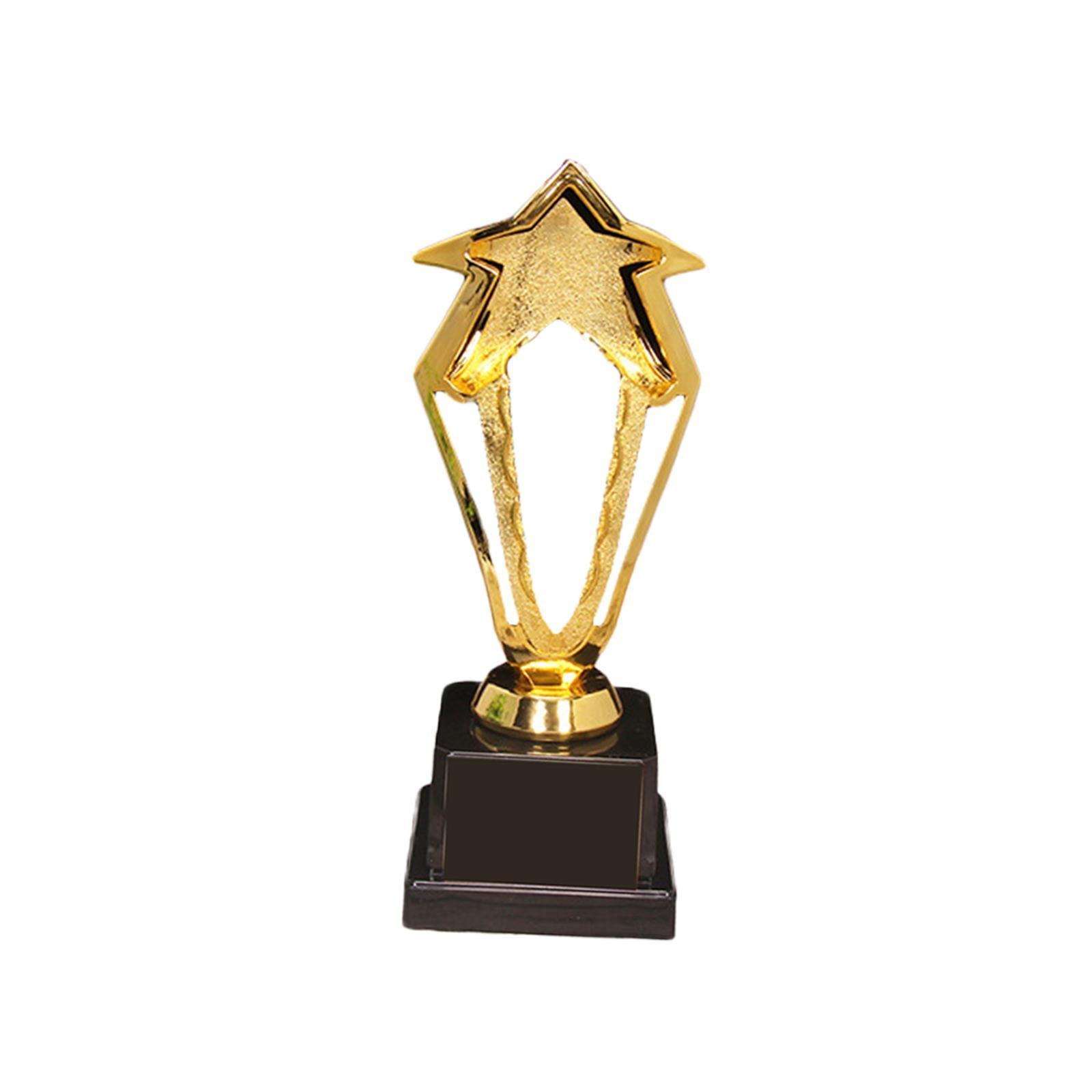 WLPZXP Trophies Star Trophy Awards Kids Small Trophies Decor for Basketball Tournaments 27.5cm Tall