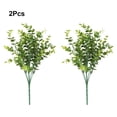 thumbnail image 3 of Inteprter 2 piezas de eucalipto artificial simulación de plástico aspecto vívido plantas de follaje boda jardín fiesta balcón Decoración, 3 of 6