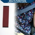 thumbnail image 3 of Unique Bargains Universal Car Seat Belt Pads Cover Shoulder Pad Seat Belt Pad Cover 6.5x23cm Wine Red, 3 of 7