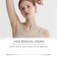 thumbnail image 3 of Crema depilatoria para mujeres y hombres, fórmula suave con aloe vera, aceite de jojoba y centella asiática para piernas, brazos, pecho, axilas y zona del bikini, para una piel de aspecto suave., 3 of 5
