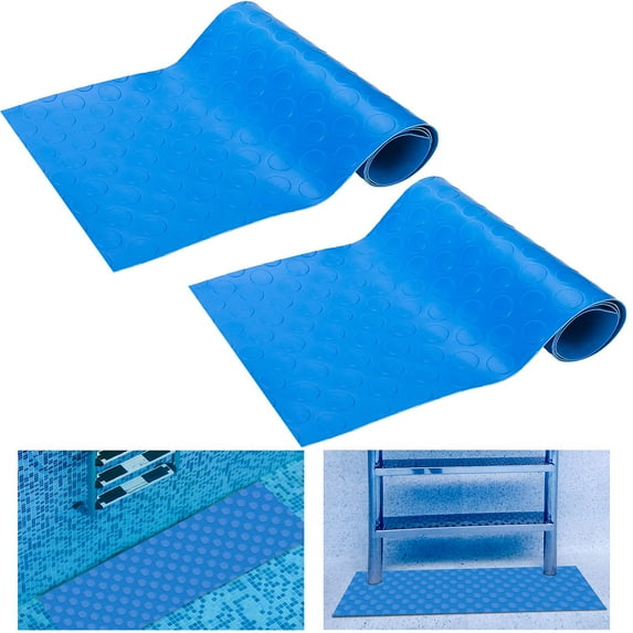 KOMOO Swimming Pool Ladder Pad Non-Slip Texture Protective Pool Ladder Pad Step Mat