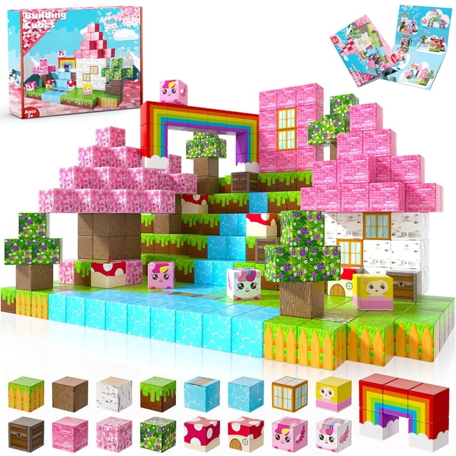 Bloques Magneticos Annexfun T006 100 Piezas Unicornio STEM