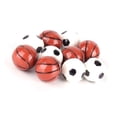 thumbnail image 2 of Ballon de Sport Miniature, Basketball de Maison de Poupée Durable et Robuste pour Mini Terrain de Jeu, 2 of 7
