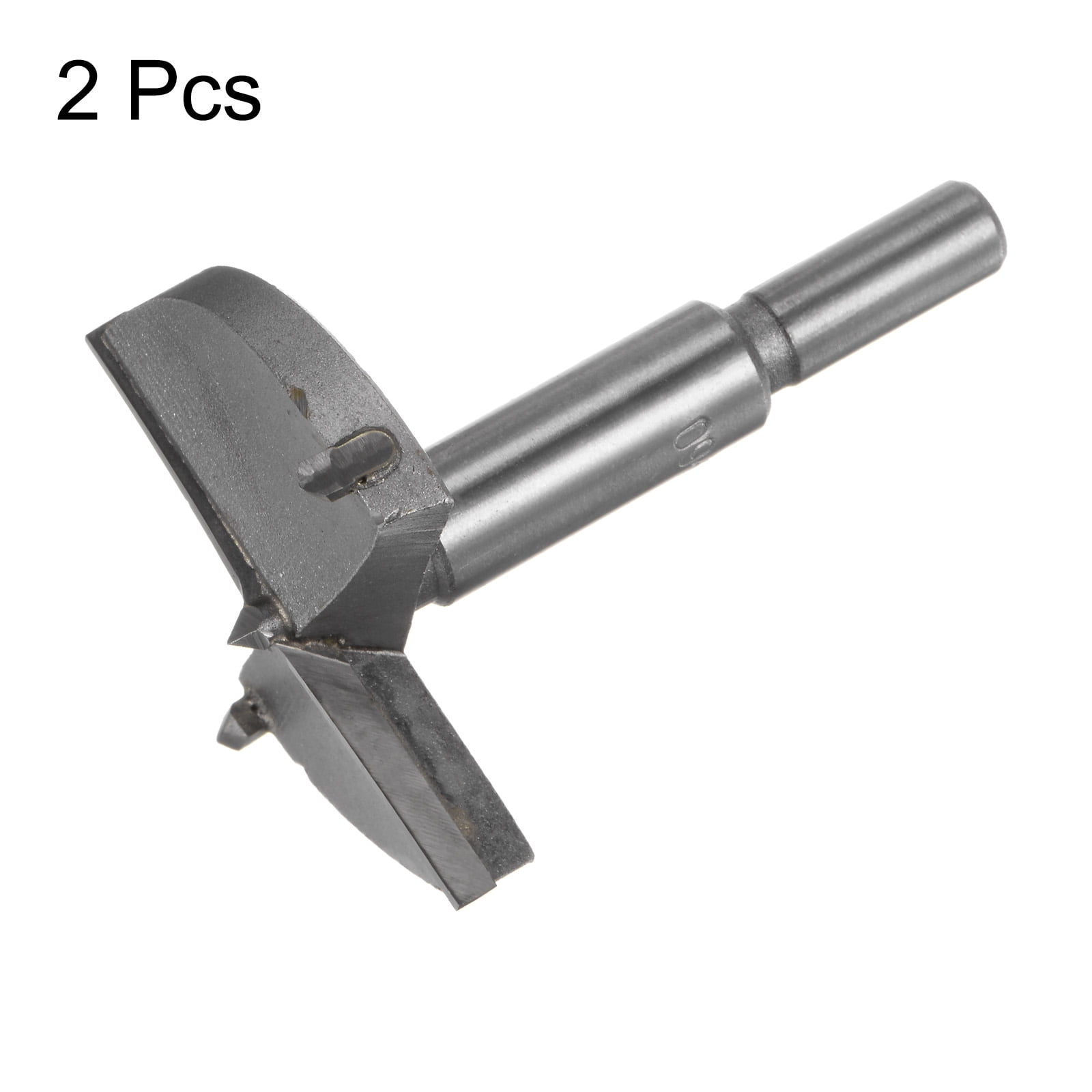 Uxcell 2 Pieces Forstner Drill Bits 60mm (2-3/8") Tungsten Carbide Wood Hinge Drill Bit Woodworking