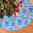 thumbnail image 2 of Falda para árbol de Navidad con puntada, suave y divertida, decoración navideña de granja con cuello para árbol de Navidad de 30", 2 of 4