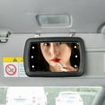 thumbnail image 3 of Car Sun Visor Mirror Interior Makeup Shade Vanity Mirror Portable 6 LED Lighted Clip-on LED Lights Universal, 3 of 8