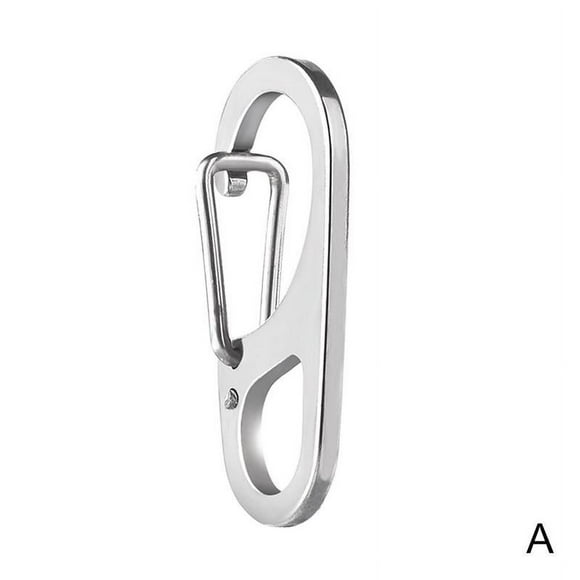 1 Pce Mousqueton Porte-Clés Pince de Taille Cintre Anti-Perte Hot F3 9CJ5