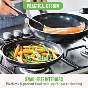 GreenLife Soft Grip Pro 2-Piece Fry Pan Set