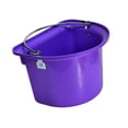thumbnail image 2 of Ethern Horse feed Bucket Easy to Carry D Shaped Ergonomic Ranch Outside feed Trough Purple, 2 of 9