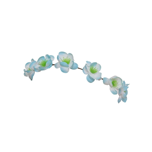 Couronne de Cheveux de Fleur de Femmes - Turquoise
