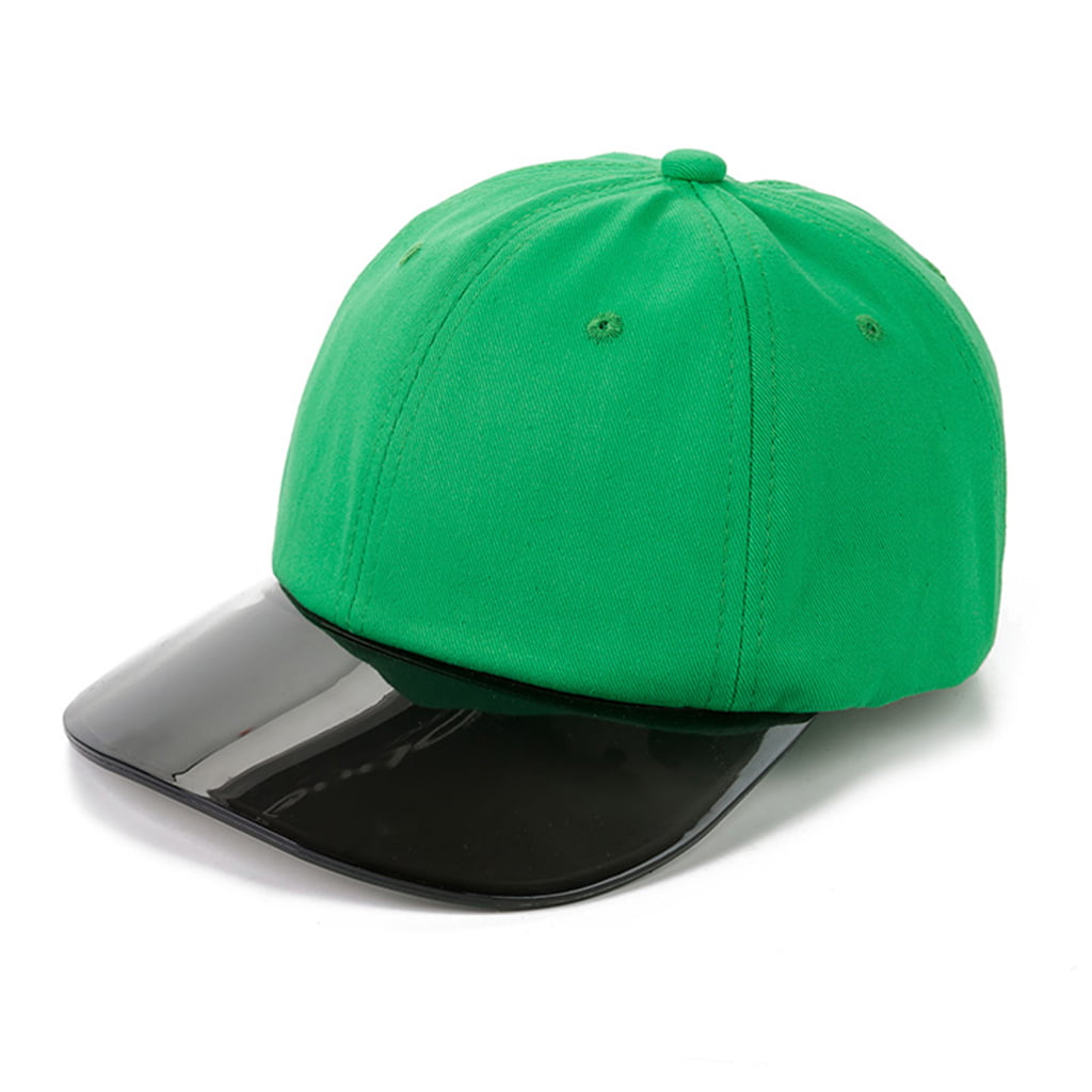 Transparent PVC Wide Brim Baseball Cap Candy Color Hip Hop Snapback Peaked Caps 