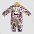 thumbnail image 4 of Himiko Toga Baby Footless Rompers, Long Sleeve Baby Onesie Jumpsuit for Boys Girls, 4 of 8