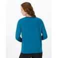 thumbnail image 4 of Hanes Sport Cool DRI Women's Performance Long Sleeve T-Shirt Underwater Blue L, 4 of 8