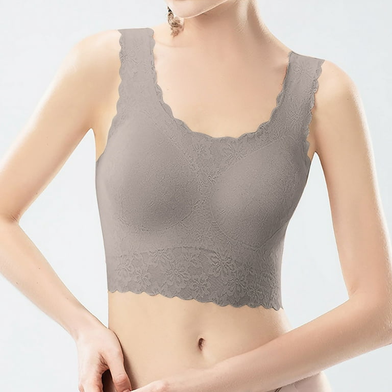 LEADING LADY Women's Molded Padded Seamless Bra : : Clothing,  Shoes & Accessories