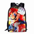 thumbnail image 1 of Super Mario Themed Backpack Kids Boy Girls Shoulder Bag Primary Students School Bag Rucksack, 1 of 5